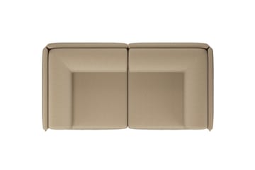 Divano a 2 posti Palo Block con braccioli Low 200 cm - Beige - Hem