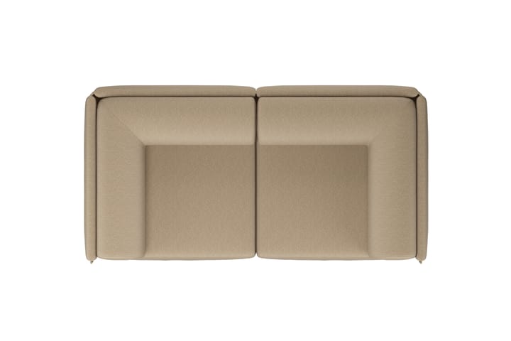 Divano a 2 posti Palo Block con braccioli Low 200 cm, Beige Hem