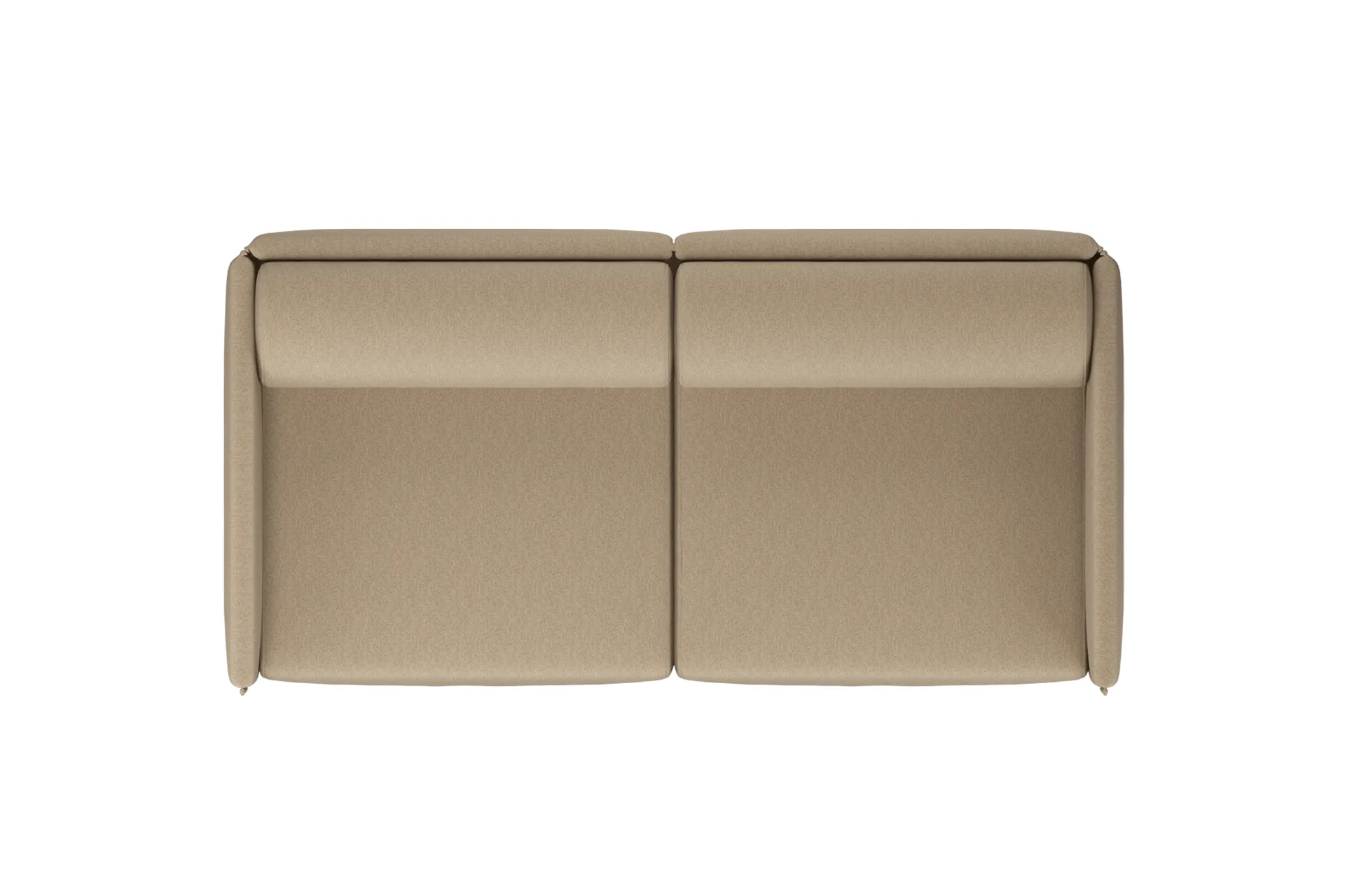 Divano a 2 posti Palo Block Low 200 cm, Beige Hem