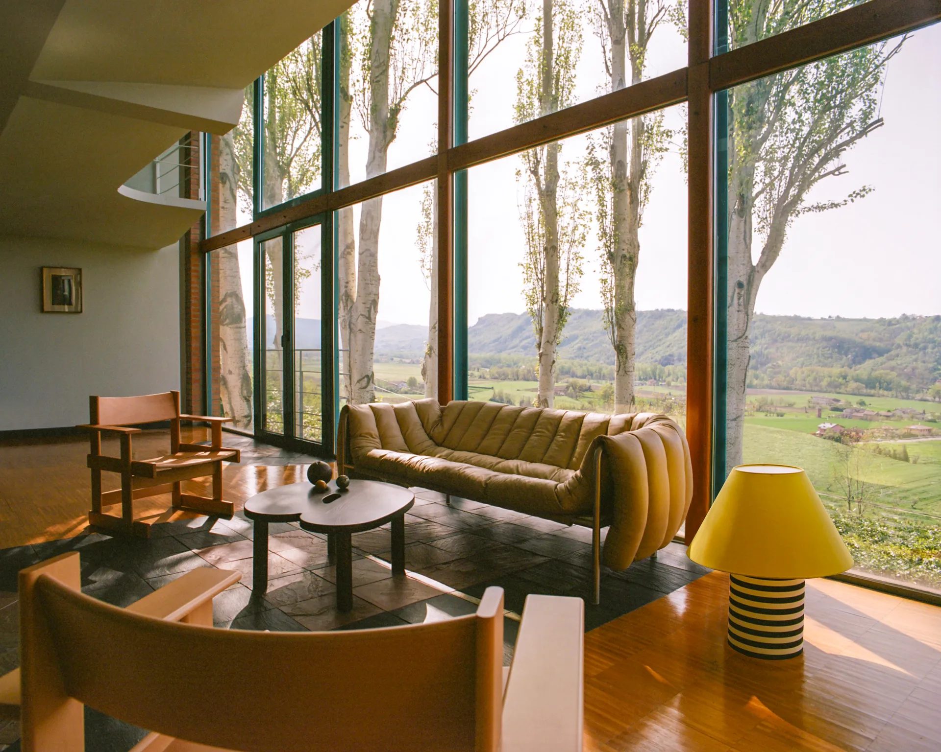 Divano a 2,5 posti Puffy 205 cm, Anthracite-black grey Hem