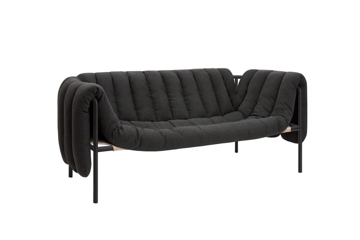 Divano a 2,5 posti Puffy 205 cm, Anthracite-black grey Hem