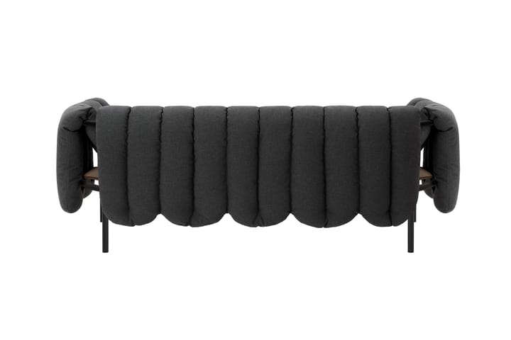 Divano a 2,5 posti Puffy 205 cm, Anthracite-black grey Hem
