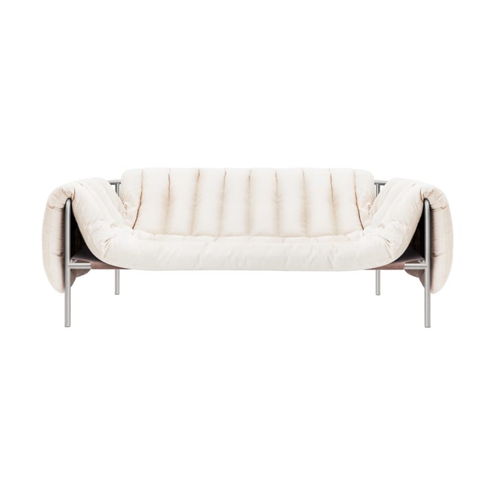 Divano a 2,5 posti Puffy 205 cm - Natural-acciaio inossidabile - Hem