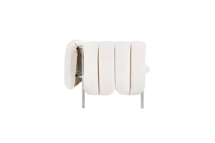 Divano a 2,5 posti Puffy 205 cm, Natural-acciaio inossidabile Hem