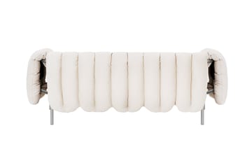 Divano a 2,5 posti Puffy 205 cm - Natural-acciaio inossidabile - Hem