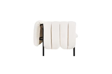Divano a 2,5 posti Puffy 205 cm - Natural-black grey - Hem