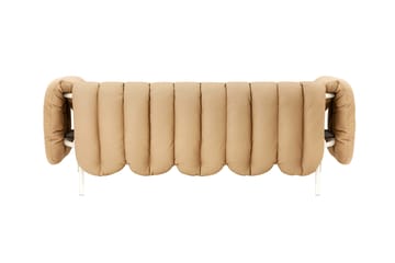 Divano a 2,5 posti Puffy 205 cm - Sand leather-cream - Hem