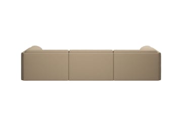 Divano a 3 posti Palo Block con braccioli Low 295 cm - Beige - Hem