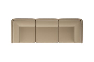 Divano a 3 posti Palo Block con braccioli Low 295 cm - Beige - Hem