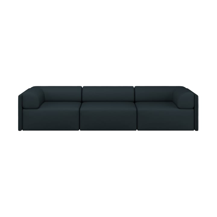 Divano a 3 posti Palo Block con braccioli Low 295 cm - Pine - Hem