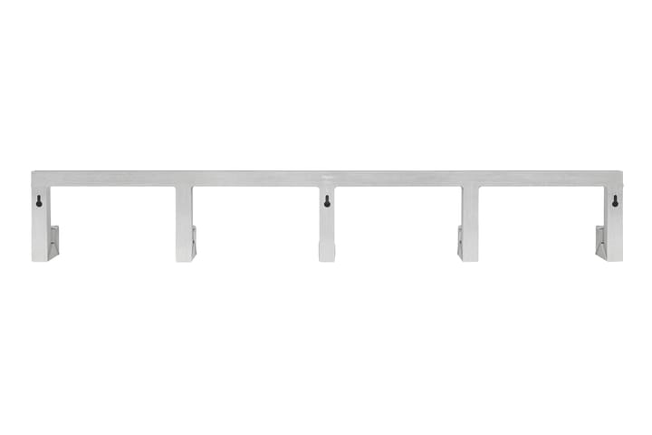 Gancio Tig Quintuple 115 cm, Alluminio satinato Hem