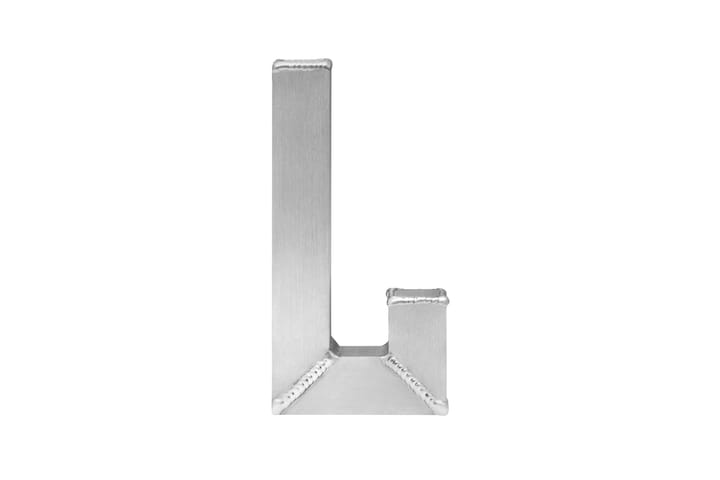 Gancio Tig Single, Alluminio satinato Hem