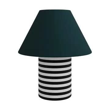 Lampada da tavolo Toto Large 64 cm - Pine-black & white stripes - Hem