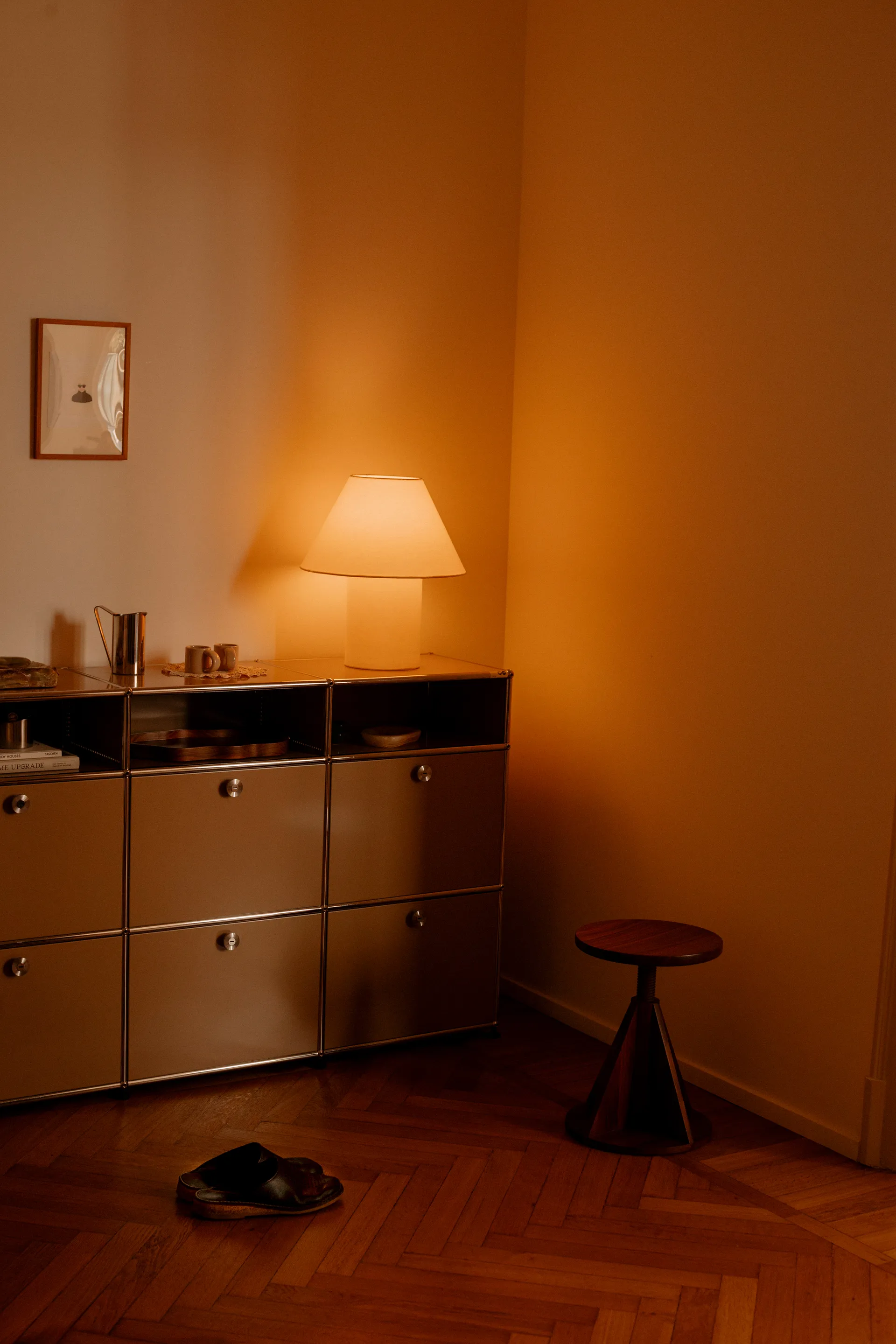 Lampada da tavolo Toto Large 64 cm, Wax yellow-pine Hem