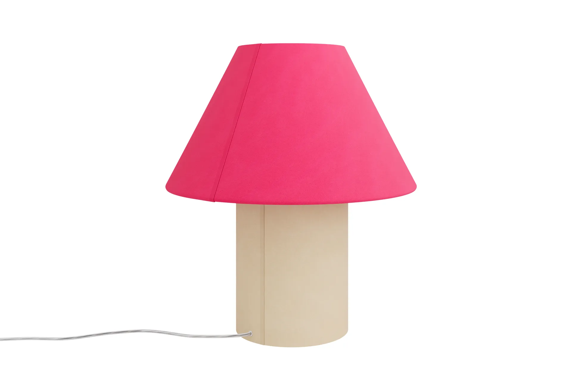 Lampada da tavolo Toto Medium 47 cm, Magenta-beige Hem