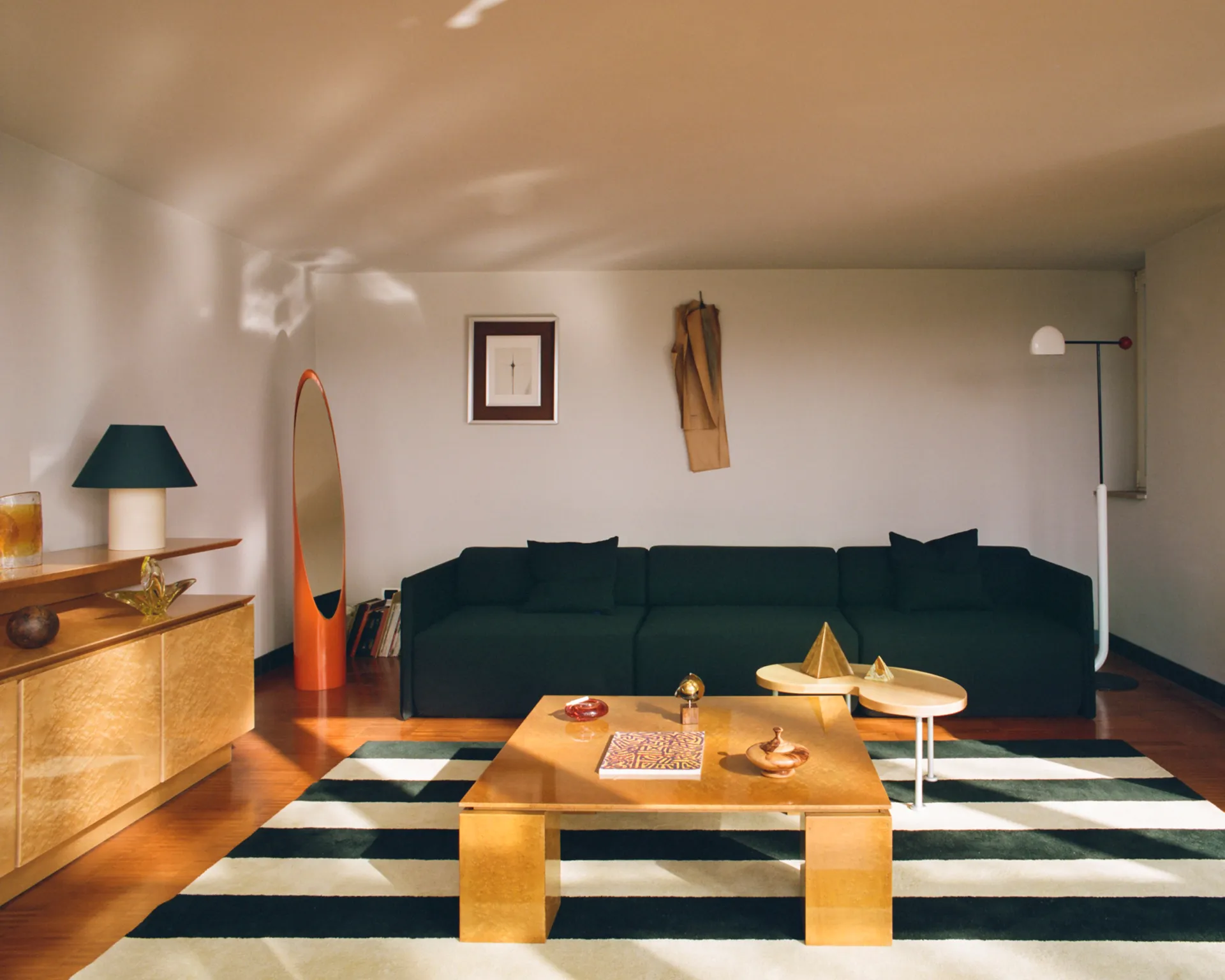 Lampada da tavolo Toto Medium 47 cm, Magenta-pine Hem