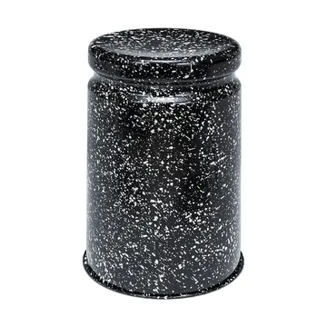 Last sgabello rotondo Ø32x44 cm - Black-white splatter - Hem