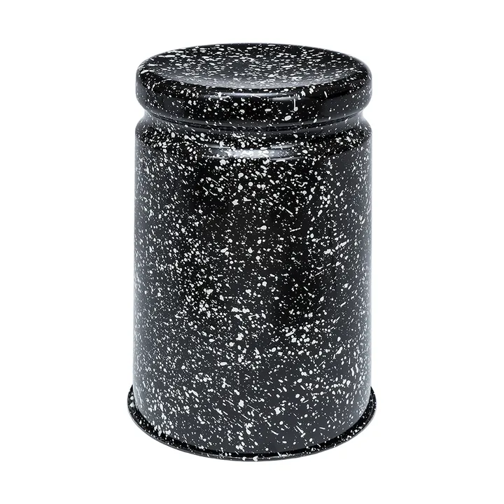 Last sgabello rotondo Ø32x44 cm - Black-white splatter - Hem