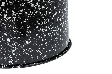 Last sgabello rotondo Ø32x44 cm - Black-white splatter - Hem