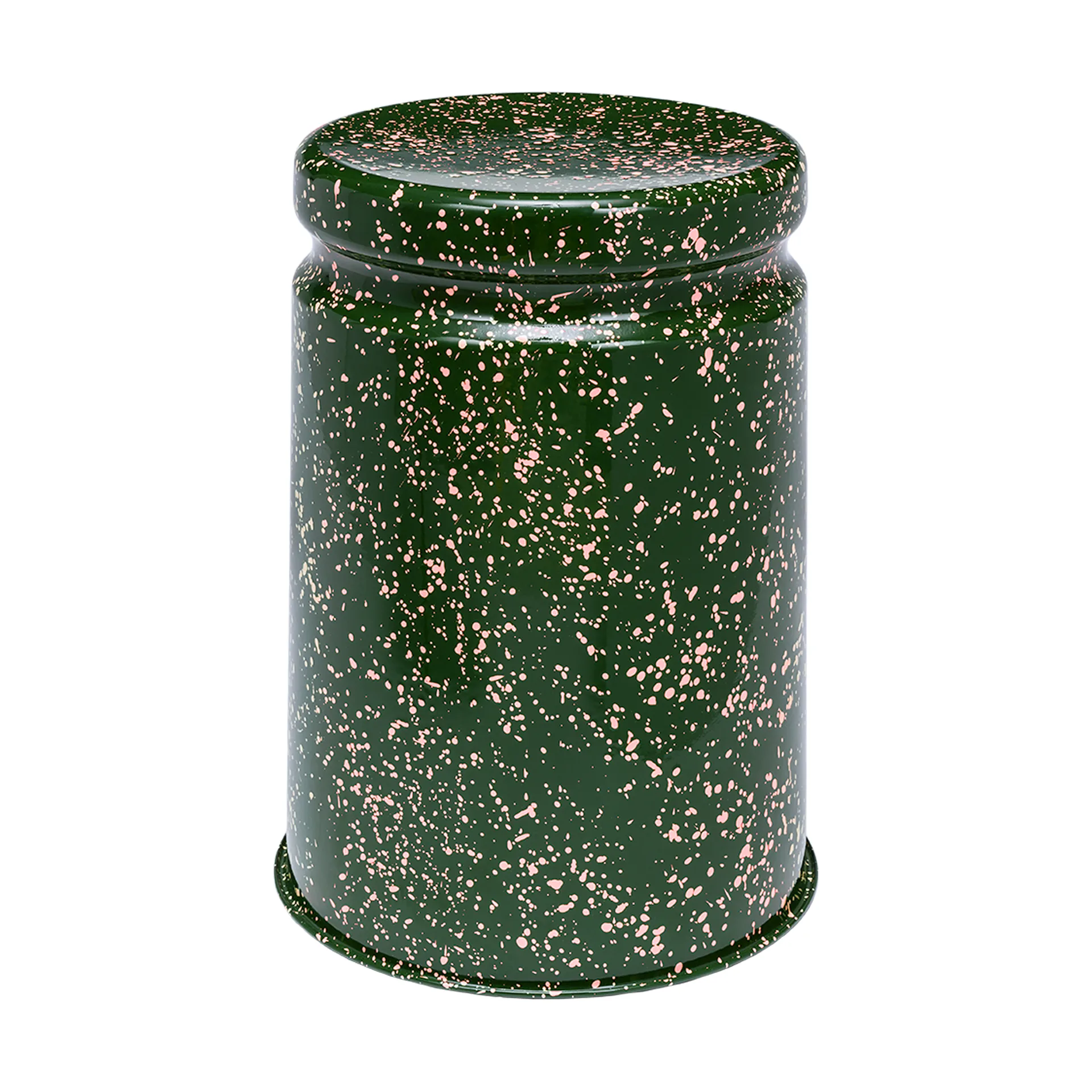Last sgabello rotondo Ø32x44 cm, Green-pink splatter Hem