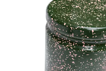 Last sgabello rotondo Ø32x44 cm - Green-pink splatter - Hem