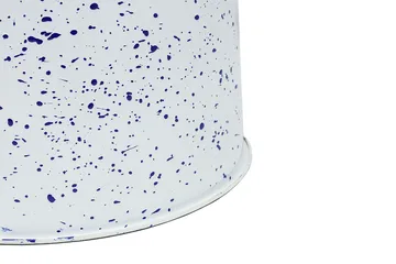 Last sgabello rotondo Ø32x44 cm - White-blue splatter - Hem