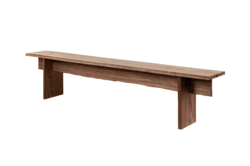 Panchina Bookmatch 210 cm - Noce - Hem