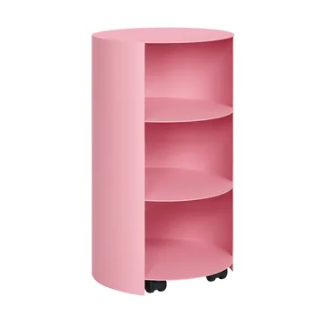 Piedistallo Hide Ø38x68 cm - Light pink textured - Hem