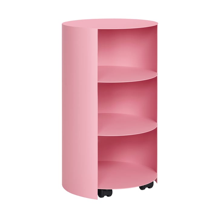 Piedistallo Hide Ø38x68 cm - Light pink textured - Hem