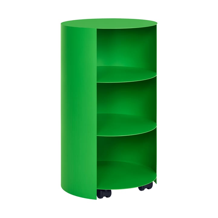 Piedistallo Hide Ø38x68 cm - Pure green textured - Hem