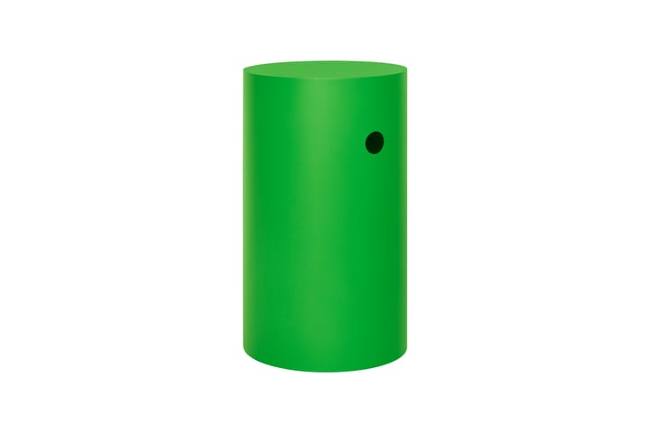Piedistallo Hide Ø38x68 cm, Pure green textured Hem