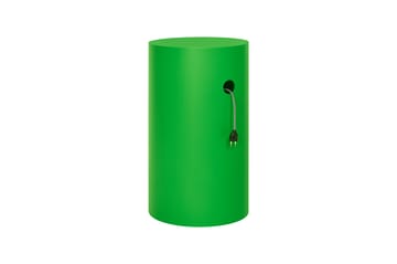Piedistallo Hide Ø38x68 cm - Pure green textured - Hem