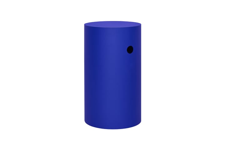 Piedistallo Hide Ø38x68 cm, Ultramarine blue textured Hem