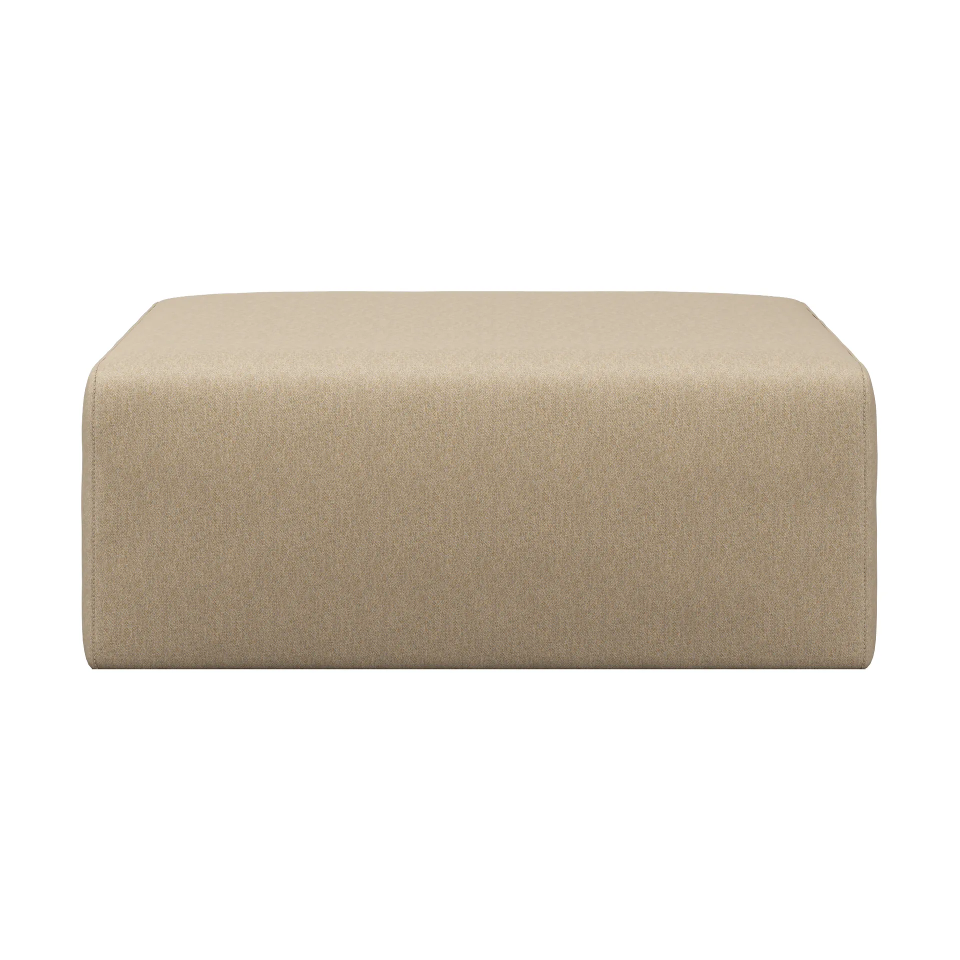 Poggiapiedi Palo Block 95x95 cm, Beige Hem