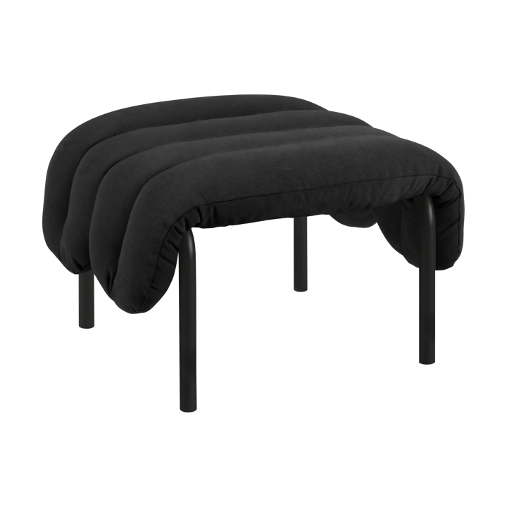 Poggiapiedi Puffy 58x67 cm - Anthracite-black grey - Hem
