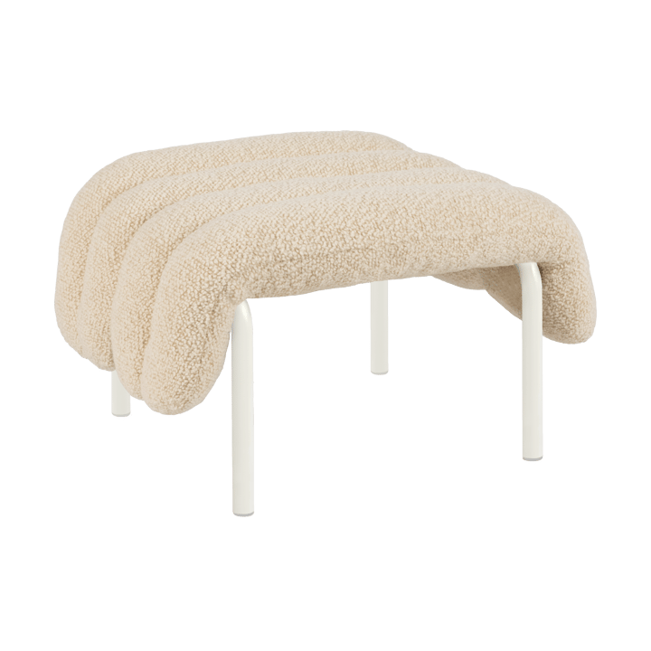 Poggiapiedi Puffy 58x67 cm - Eggshell-cream - Hem