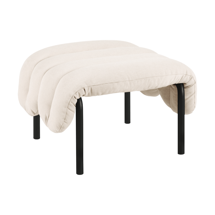 Poggiapiedi Puffy 58x67 cm - Natural-black grey - Hem