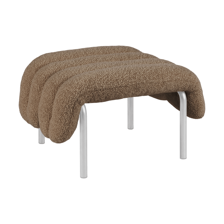 Poggiapiedi Puffy 58x67 cm - Sawdust-acciaio inossidabile - Hem