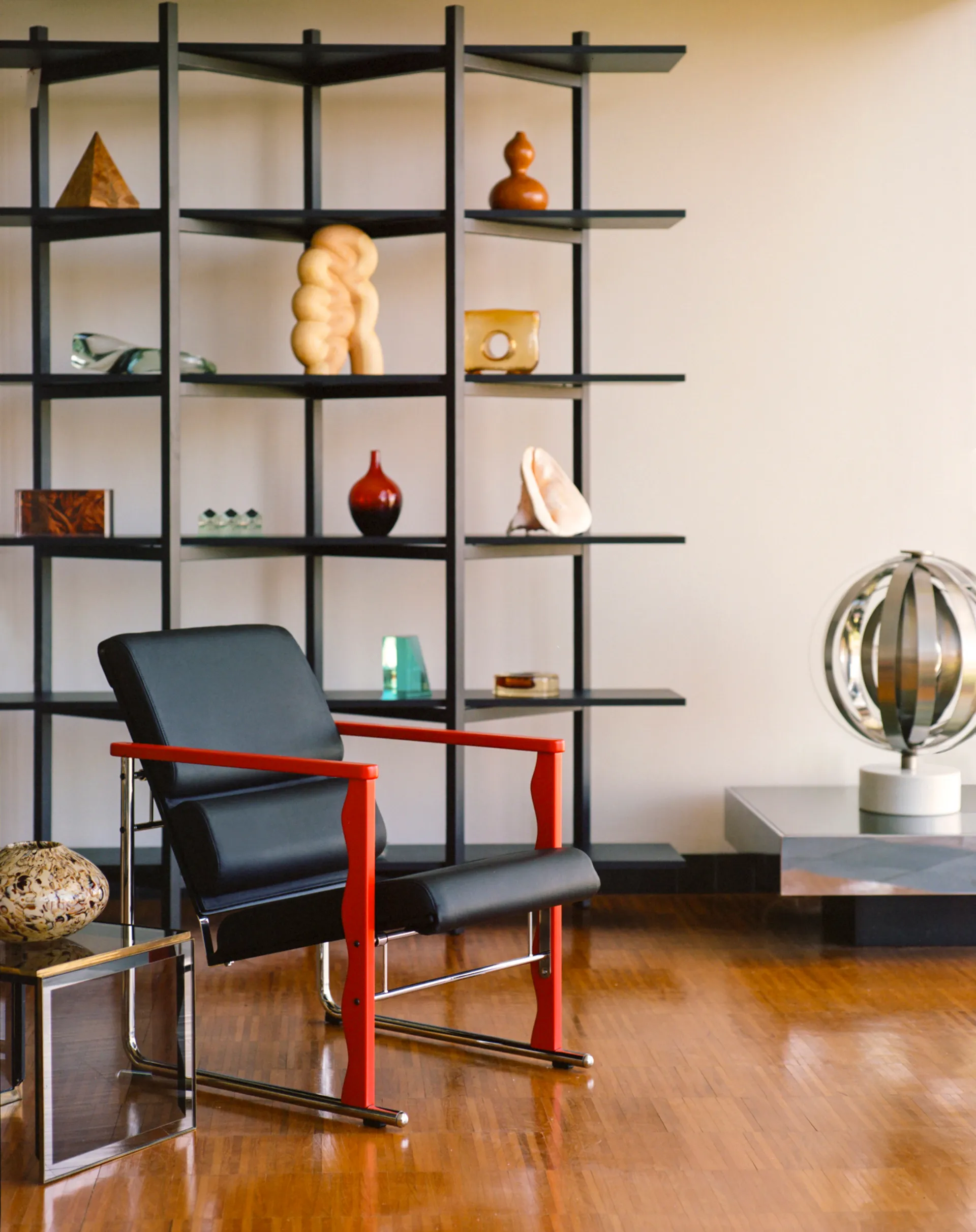 Poltrona lounge Experiment 501, Green-black Hem