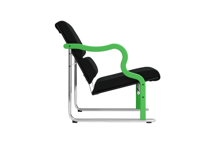 Poltrona lounge Experiment 501, Green-black Hem