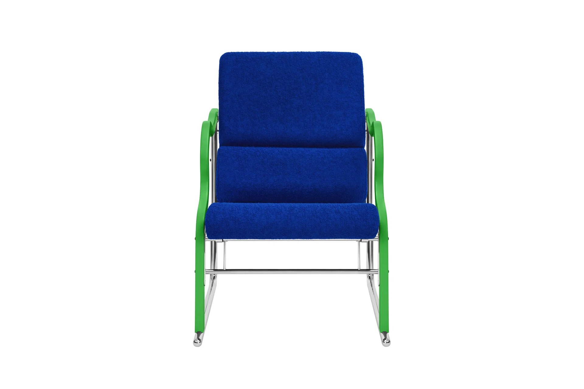 Poltrona lounge Experiment 501, Green-ultramarine Hem