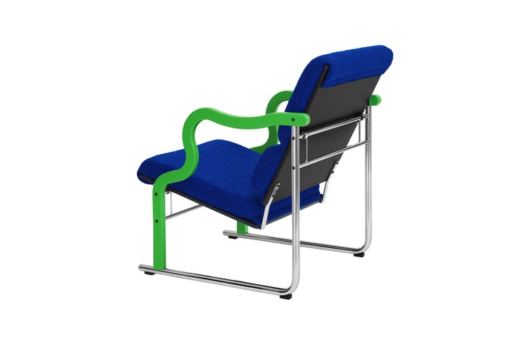 Poltrona lounge Experiment 501, Green-ultramarine Hem