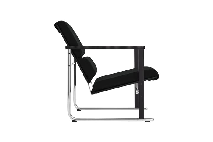 Poltrona lounge Experiment 502, Black-black Hem