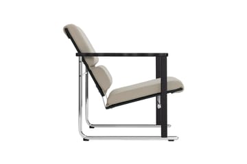 Poltrona lounge Experiment 502 - Black-light beige - Hem