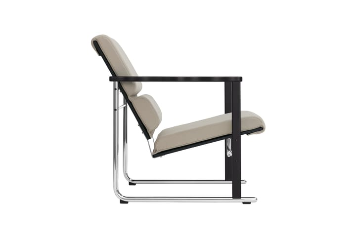 Poltrona lounge Experiment 502, Black-light beige Hem