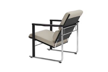 Poltrona lounge Experiment 502 - Black-light beige - Hem