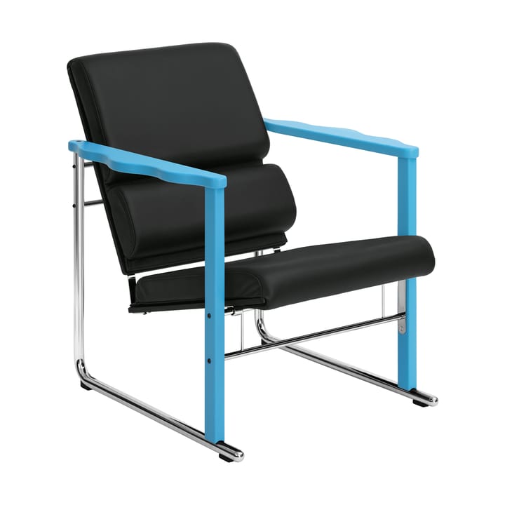 Poltrona lounge Experiment 502 - Blue-black leather - Hem
