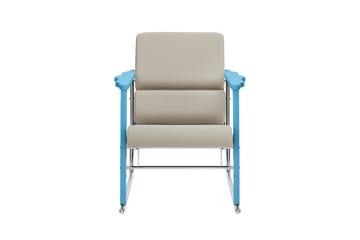 Poltrona lounge Experiment 502 - Blue-light beige - Hem