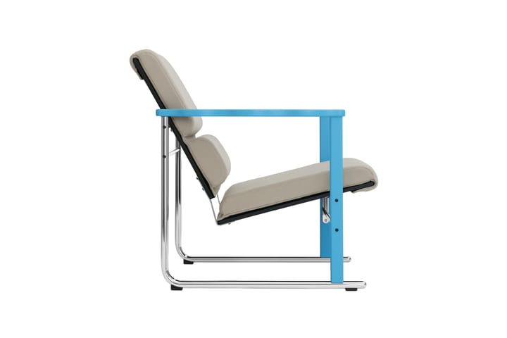 Poltrona lounge Experiment 502, Blue-light beige Hem