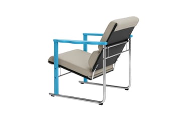 Poltrona lounge Experiment 502 - Blue-light beige - Hem